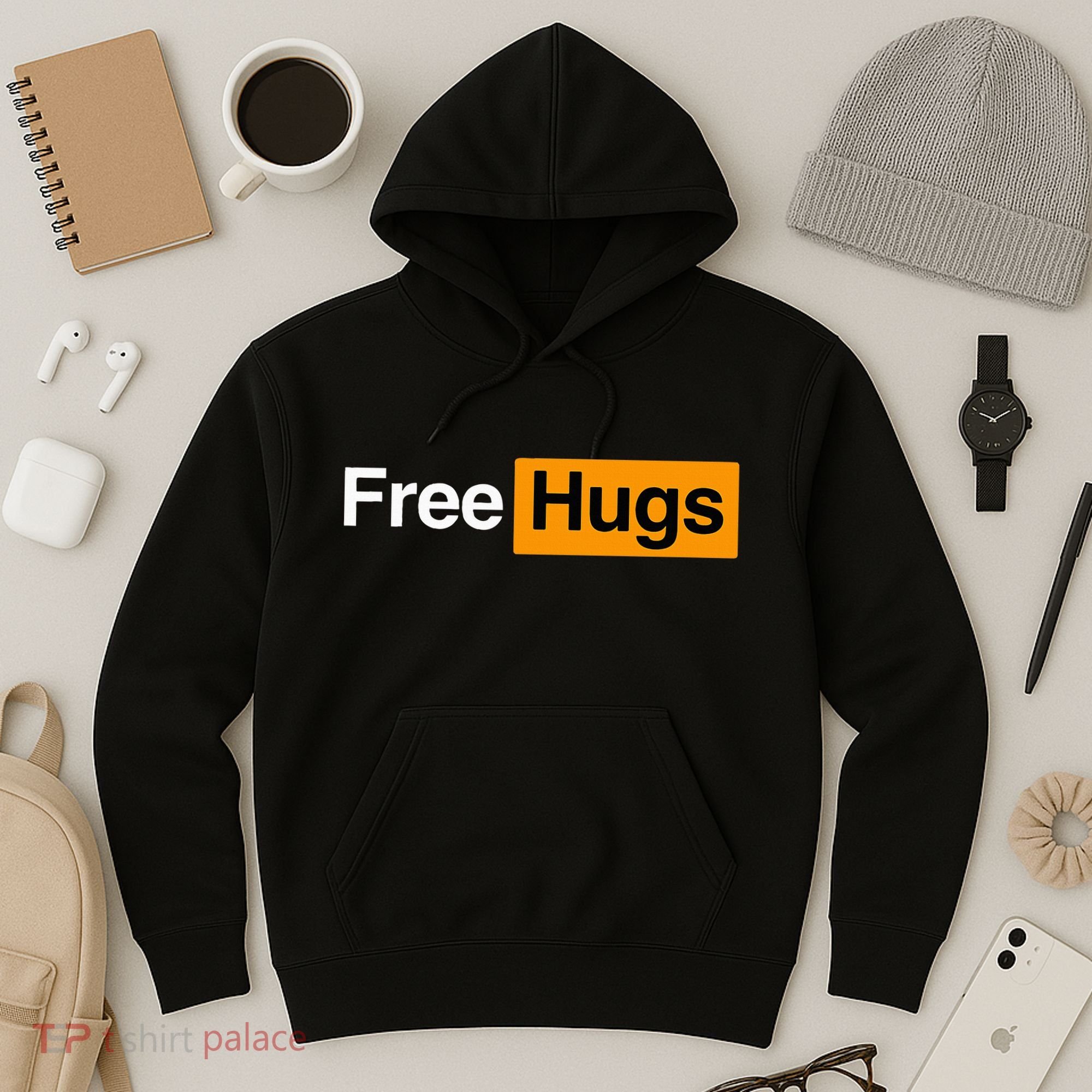 Funny Online Hugger's Delight Hoodie