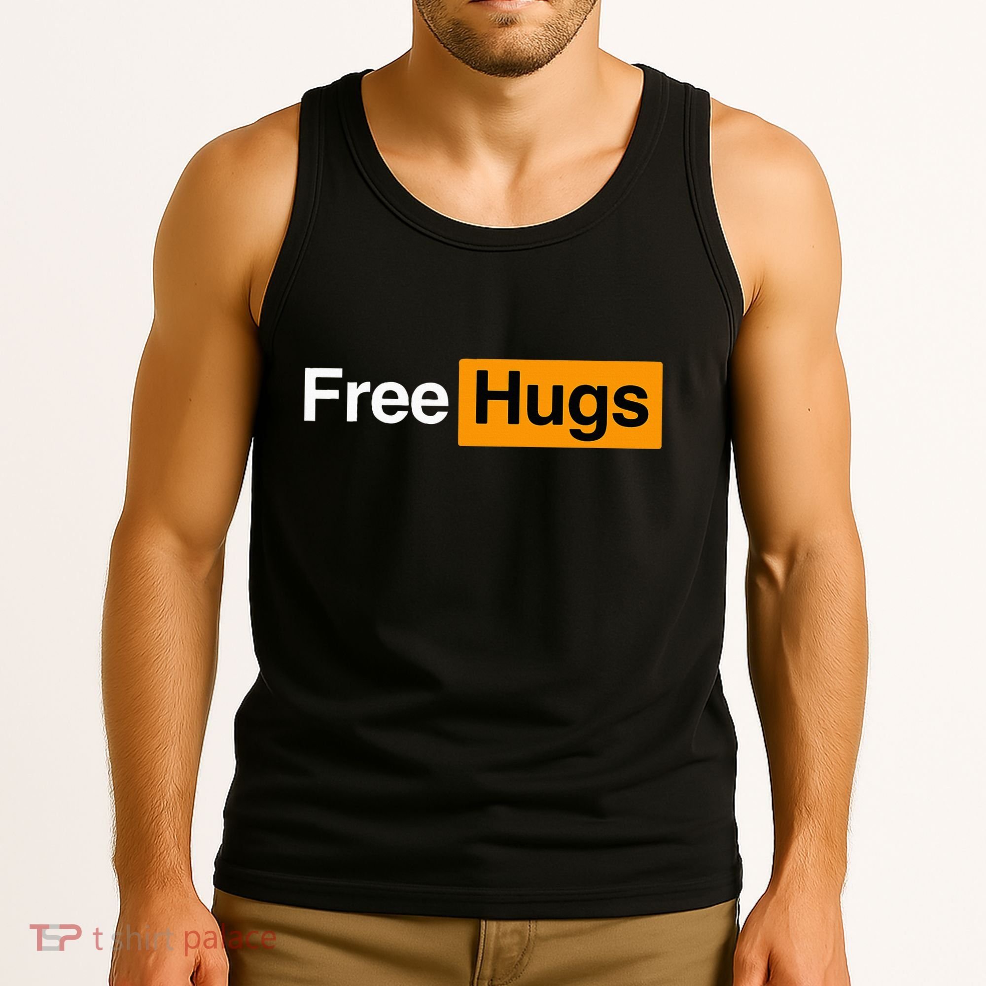 Funny Online Hugger's Delight Tank Top