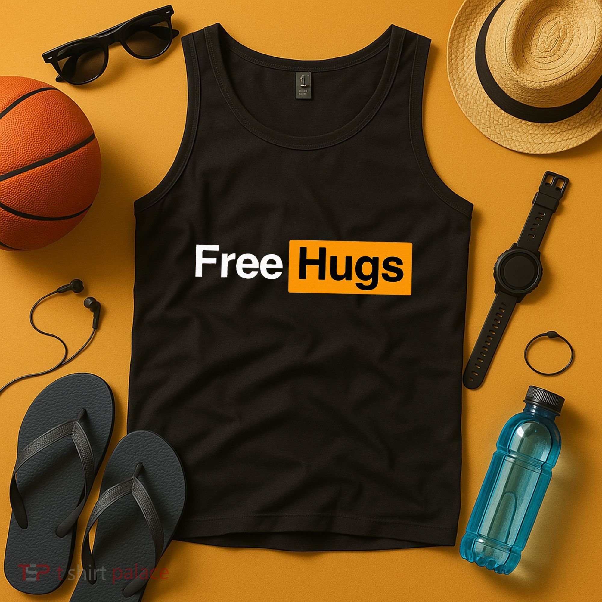 Funny Online Hugger's Delight Tank Top