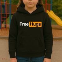 Funny Online Hugger's Delight Kids Hoodie thumb 3