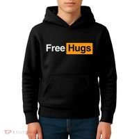 Funny Online Hugger's Delight Kids Hoodie thumb 4