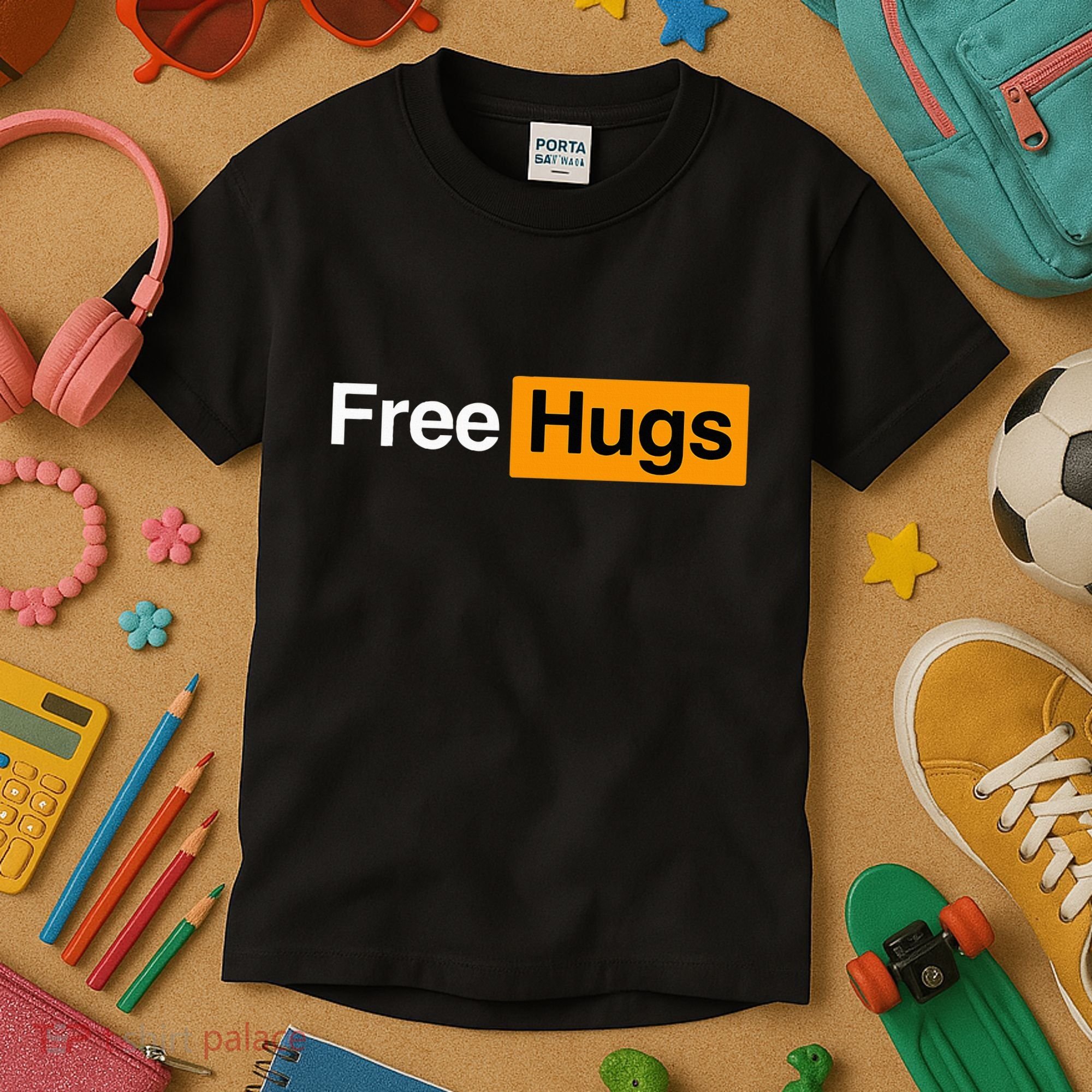 Funny Online Hugger's Delight Kids T-Shirt