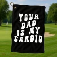 Funny Offensive Humor Golf Towel thumb 1