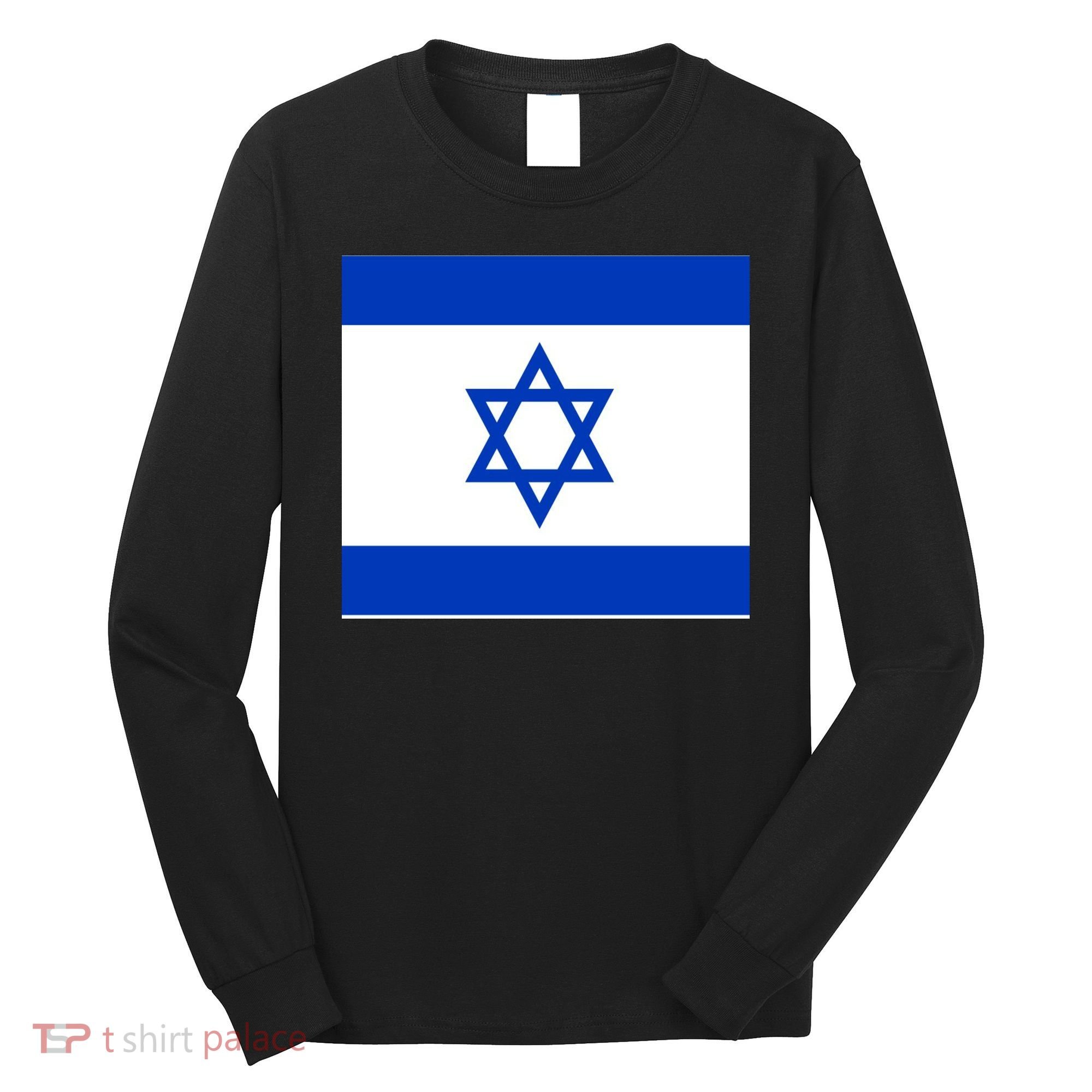 Flag of Israel Long Sleeve Shirt