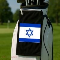 Flag of Israel Golf Towel thumb 2