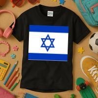 Flag of Israel Kids T-Shirt thumb 3