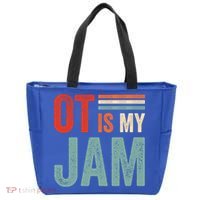 Funny Ot Is My Jam T Giftcool Gift Occupational Therapy Funny Gift Tote Bag thumb 0