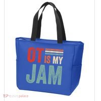 Funny Ot Is My Jam T Giftcool Gift Occupational Therapy Funny Gift Tote Bag thumb 3
