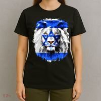 Flag of Israel lion Jewish Israel Flag T-Shirt thumb 4