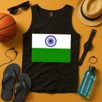 Flag of India Tank Top thumb 4
