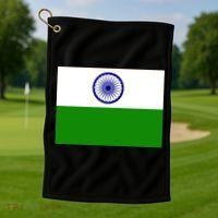Flag of India Golf Towel thumb 1