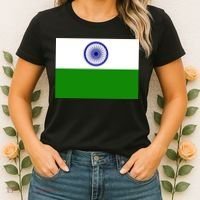 Flag of India Women's T-Shirt thumb 2