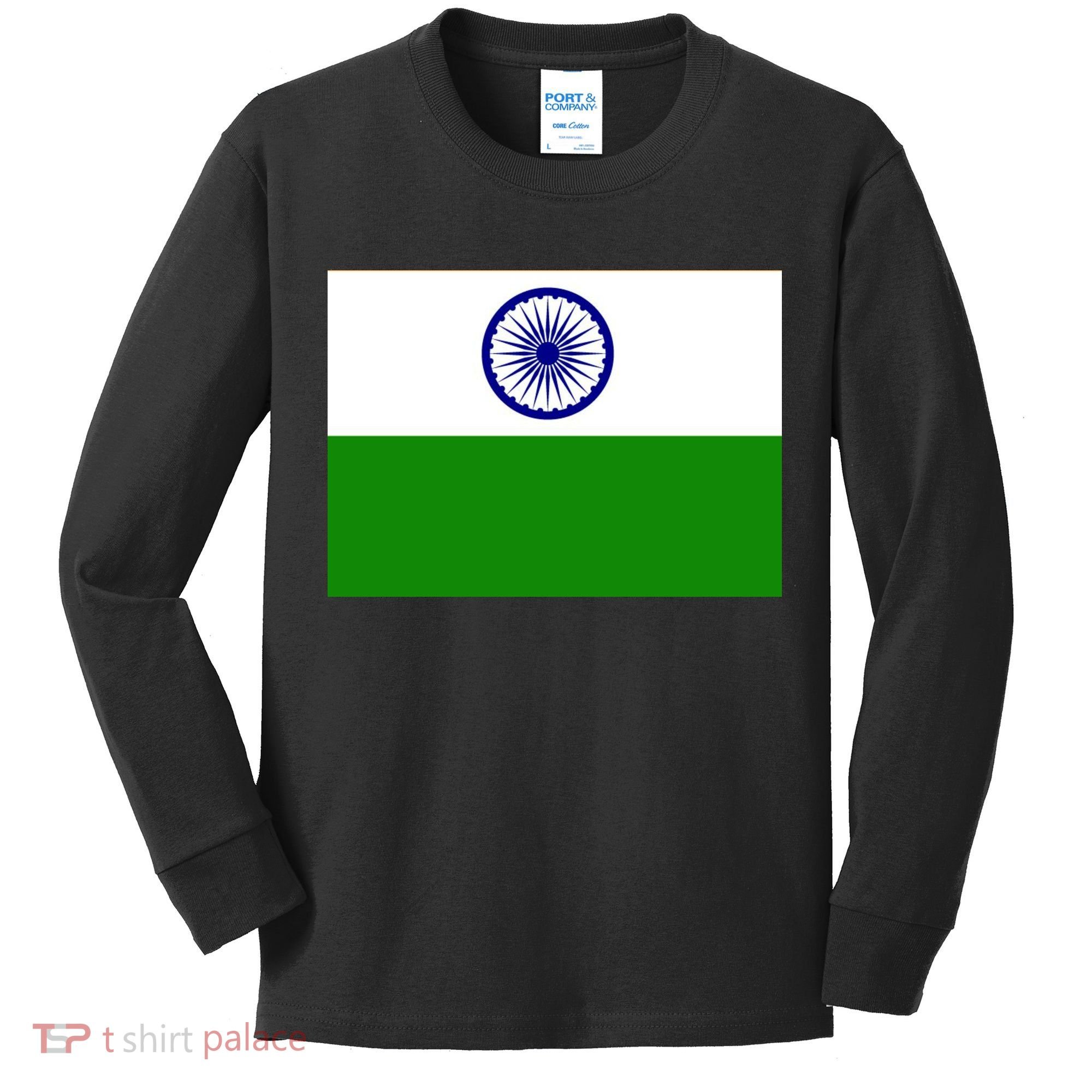 Flag of India Kids Long Sleeve Shirt
