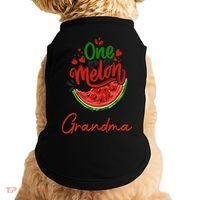 Funny One In A Melon Grandma Matching Group Funny Gift Doggie Tank thumb 0