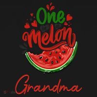 Funny One In A Melon Grandma Matching Group Funny Gift Women's Hoodie thumb 2