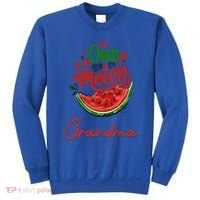 Funny One In A Melon Grandma Matching Group Funny Gift Sweatshirt thumb 0