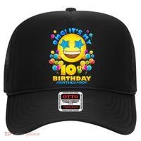 Funny OMG It's My 10th Birthday #BirthdayBoy Emoji Hat thumb 0