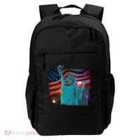 Fourth Of July Fireworks Statue Of Liberty Backpack thumb 0