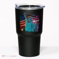 Fourth Of July Fireworks Statue Of Liberty Tumbler thumb 0