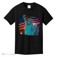 Fourth Of July Fireworks Statue Of Liberty Kids T-Shirt thumb 0
