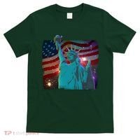 Fourth Of July Fireworks Statue Of Liberty T-Shirt thumb 0
