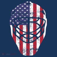Fourth of July 4th Hockey Goalie Mask American Flag USA Women's Tank Top thumb 5
