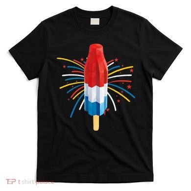 Fourth Of July Fireworks Popsicle Lover Unique T-Shirt