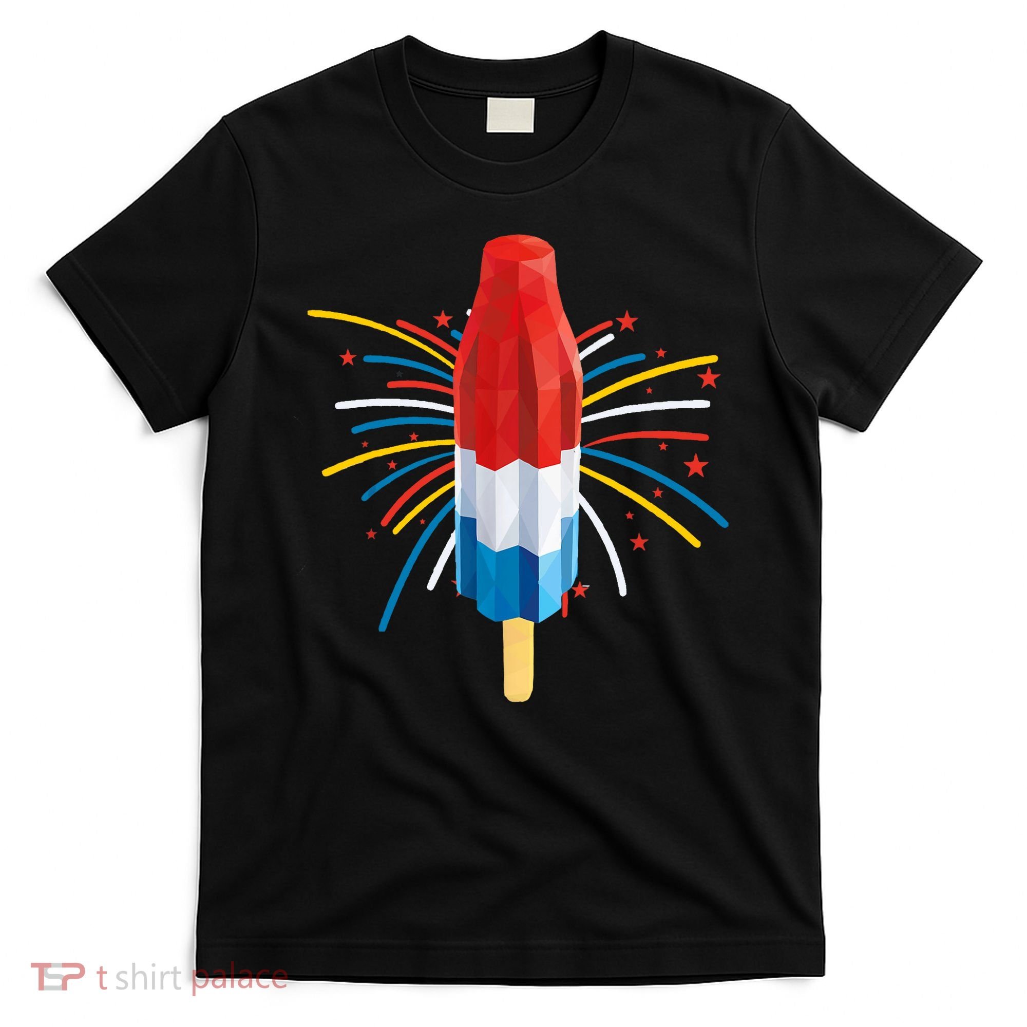 Fourth Of July Fireworks Popsicle Lover Unique T-Shirt