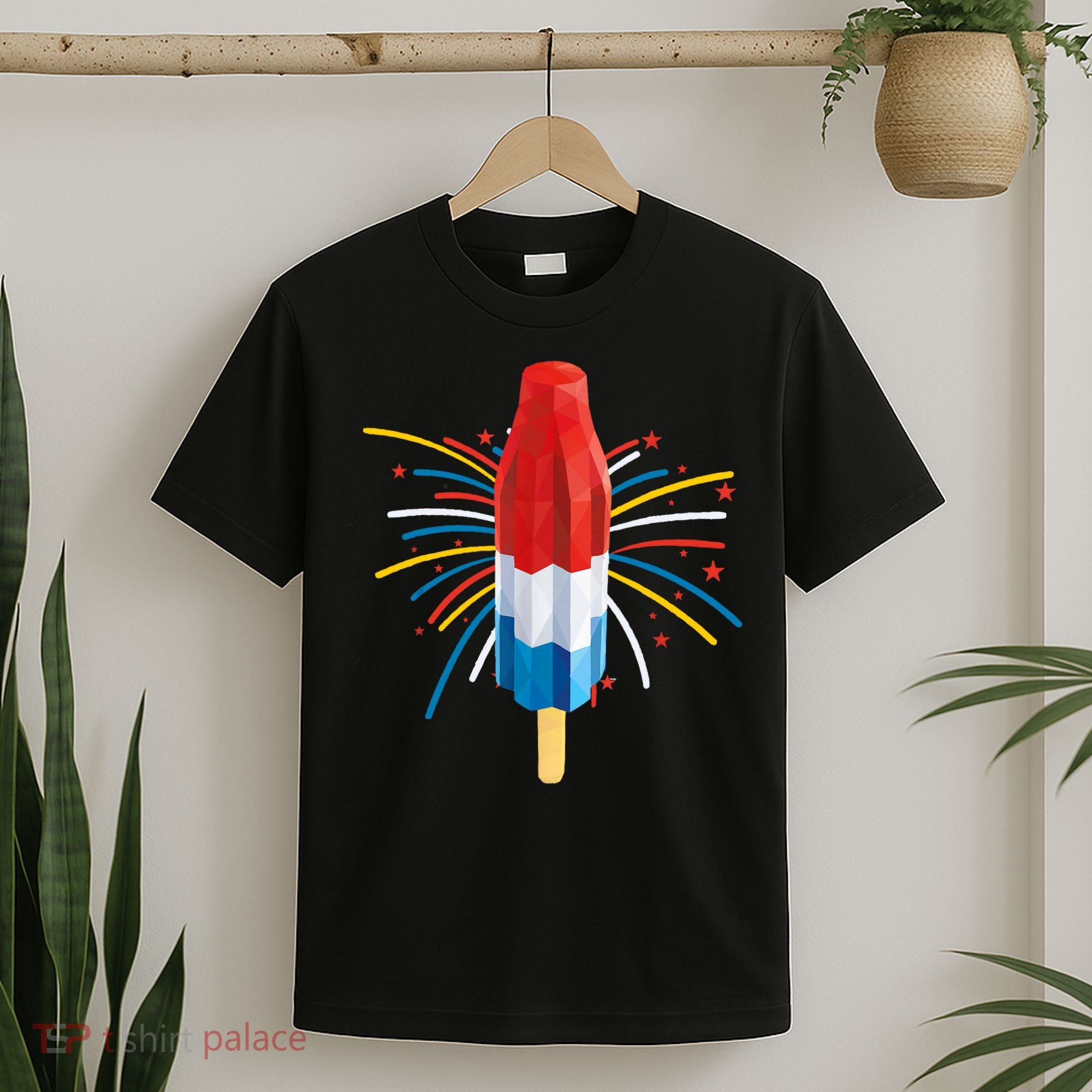 Fourth Of July Fireworks Popsicle Lover Unique T-Shirt