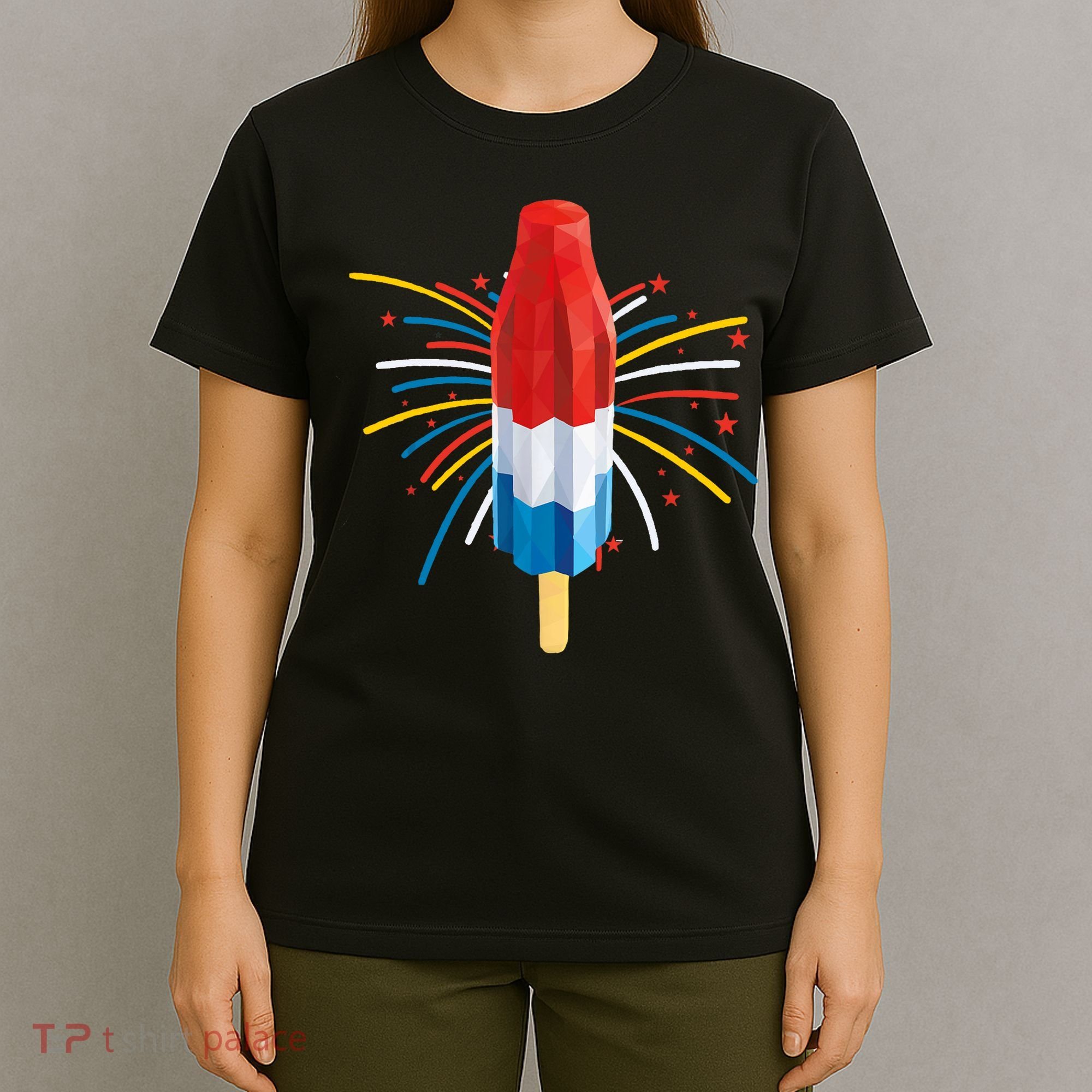 Fourth Of July Fireworks Popsicle Lover Unique T-Shirt