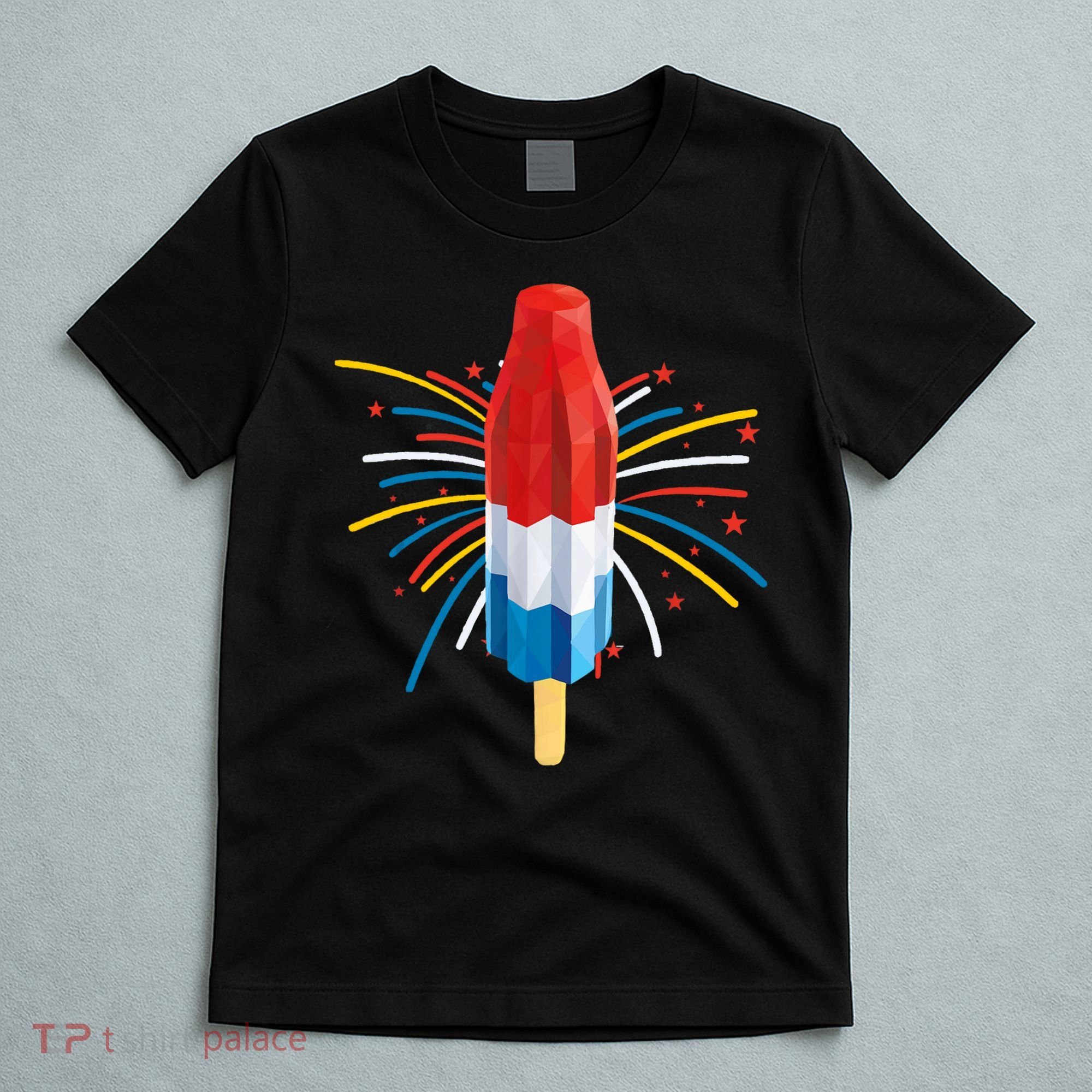 Fourth Of July Fireworks Popsicle Lover Unique T-Shirt