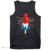 Fourth Of July Fireworks Popsicle Lover Unique Tank Top thumb 0