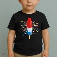 Fourth Of July Fireworks Popsicle Lover Unique Toddler T-Shirt thumb 2