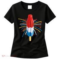 Fourth Of July Fireworks Popsicle Lover Unique Women's T-Shirt thumb 0