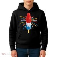 Fourth Of July Fireworks Popsicle Lover Unique Kids Hoodie thumb 4