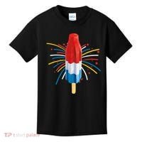 Fourth Of July Fireworks Popsicle Lover Unique Kids T-Shirt thumb 0