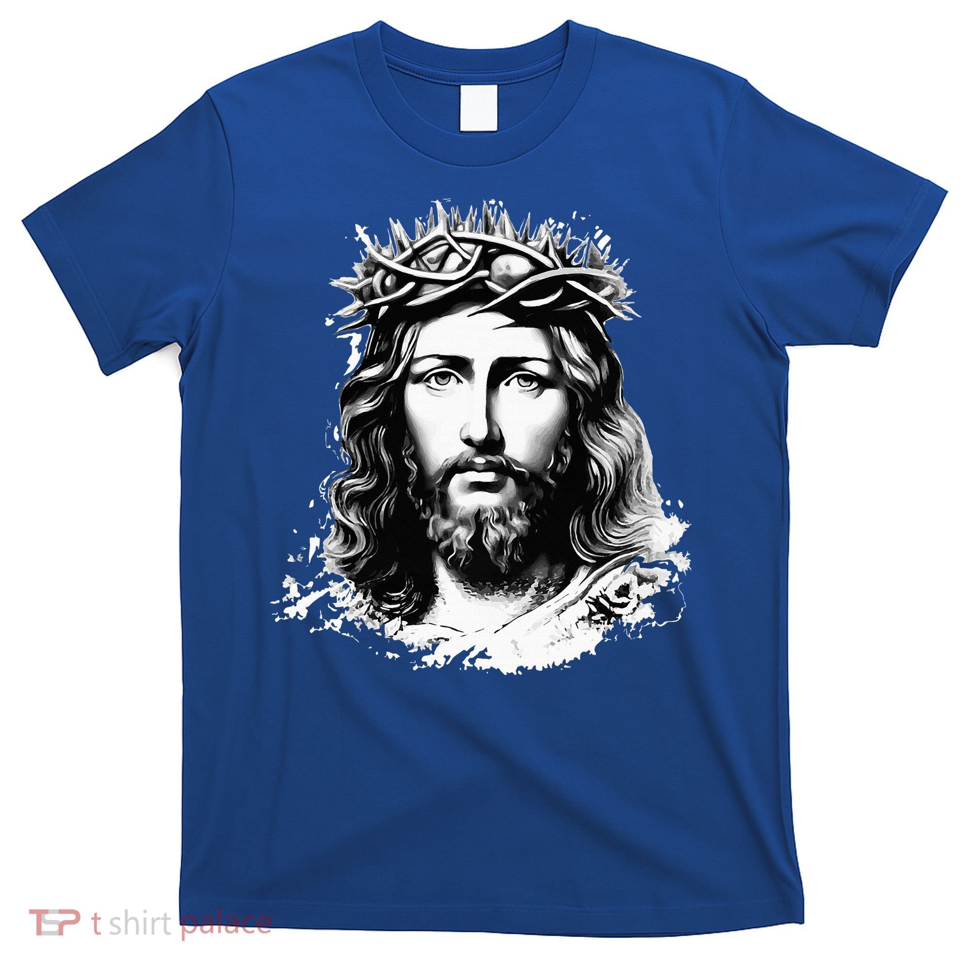 Face Of Jesus Christ Crown Of Thorns Catholic Faith T-Shirt