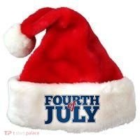 Fourth Of July Patriotic Holiday Santa Hat thumb 0