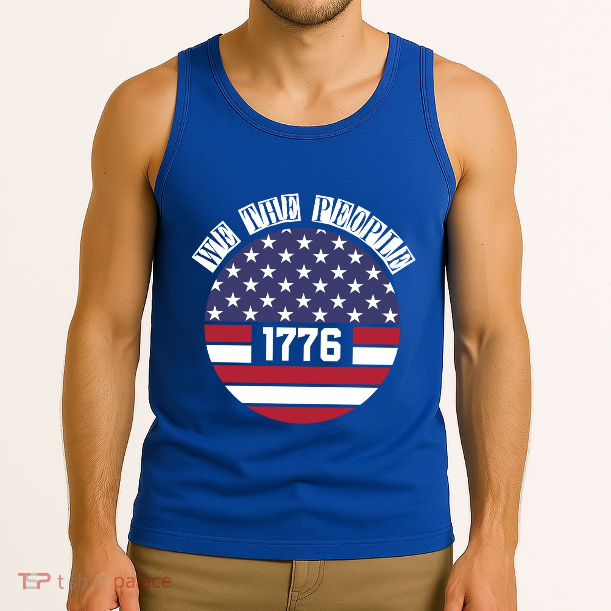 Fourth Of July We The People 1776 Gift Usa Constitution Gift Tank Top