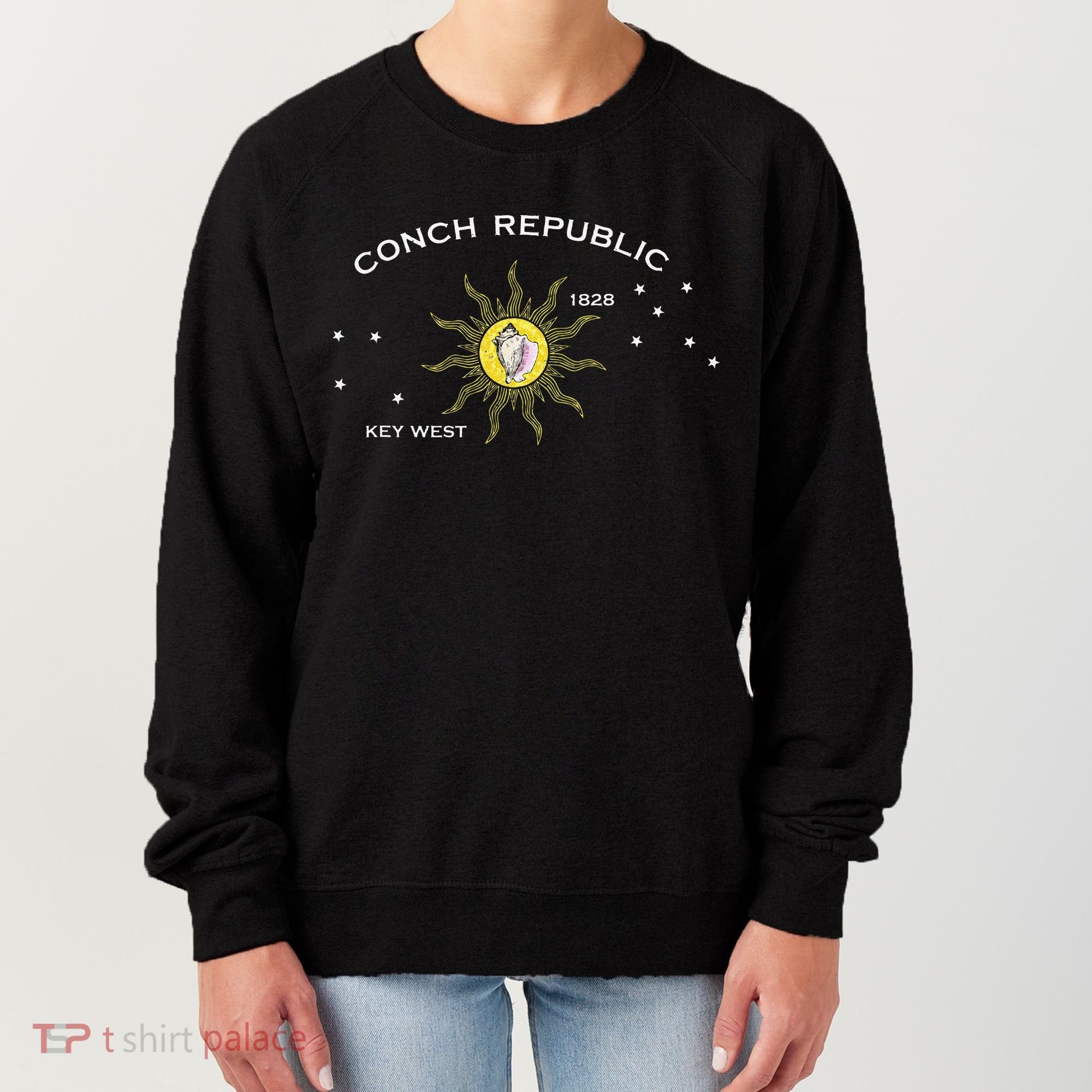 FLAG OF KEY WEST FLORIDA CONCH REPUBLIC Women's Sweatshirt