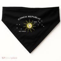 FLAG OF KEY WEST FLORIDA CONCH REPUBLIC USA-Made Doggie Bandana thumb 0