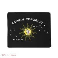 FLAG OF KEY WEST FLORIDA CONCH REPUBLIC Mousepad thumb 0