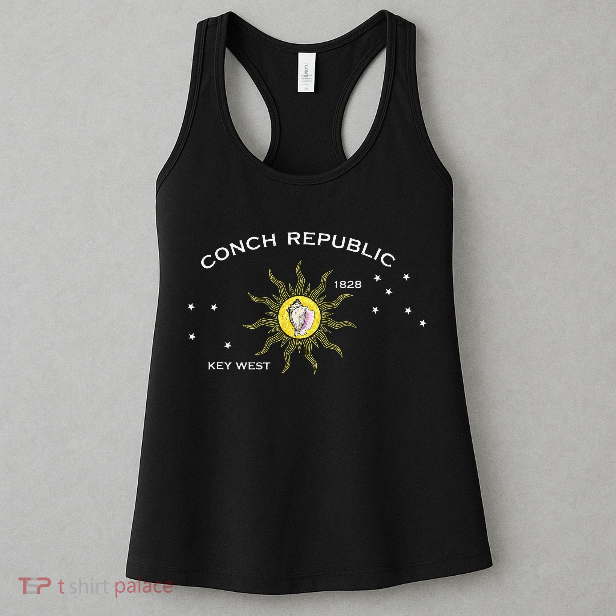 FLAG OF KEY WEST FLORIDA CONCH REPUBLIC Women's Tank Top
