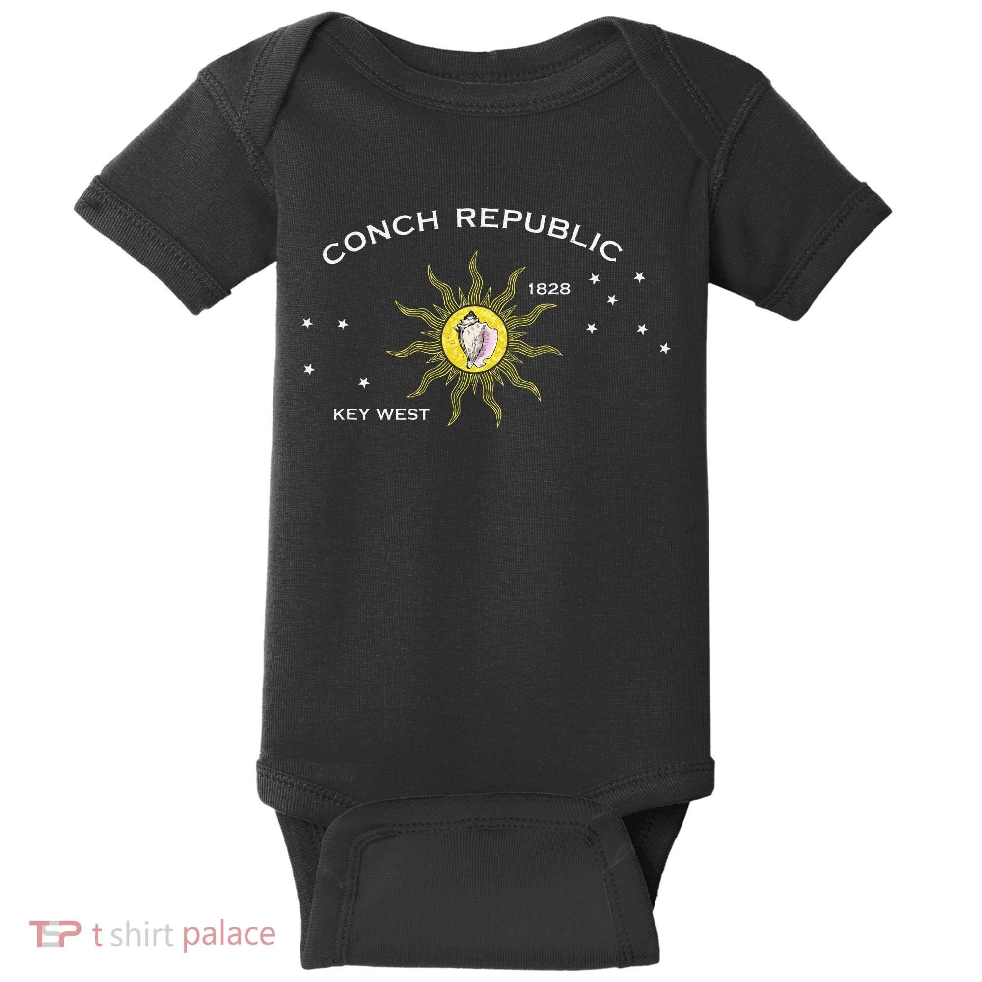 FLAG OF KEY WEST FLORIDA CONCH REPUBLIC Baby Bodysuit