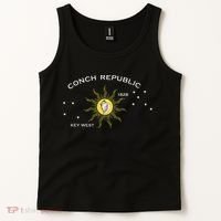 FLAG OF KEY WEST FLORIDA CONCH REPUBLIC Tank Top thumb 2