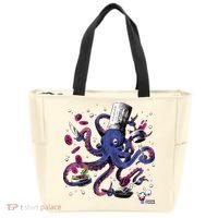 Funny Octopus Kitchen Chef Humor Tote Bag thumb 0