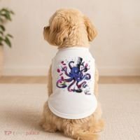 Funny Octopus Kitchen Chef Humor Doggie Tank thumb 2
