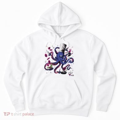 Funny Octopus Kitchen Chef Humor Hoodie