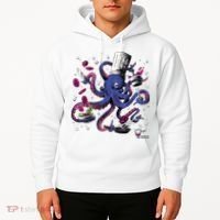 Funny Octopus Kitchen Chef Humor Hoodie thumb 2
