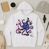 Funny Octopus Kitchen Chef Humor Hoodie thumb 3